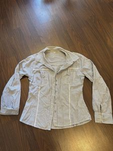 Striped Button-Up Shirt