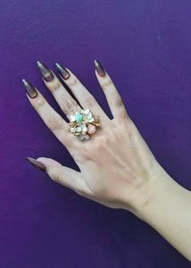 🌺 Floral Statement Ring 🌺