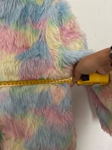 Rainbow Fur Coat