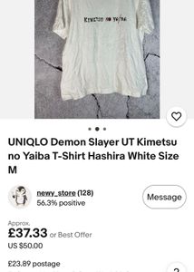 UNIQLO Demon Slayer UT Kimetsu