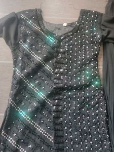 Sparkling Black Kurta Set