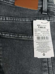 Grey Flared Jeans