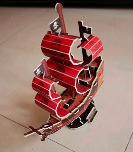 NEW 3D Assembled Pirate Ship Model