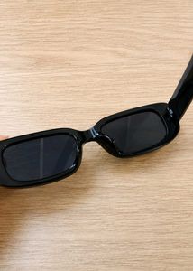 Black Rectangular Sunglasses