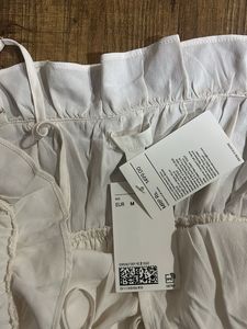 White Ruffled Camisole Top