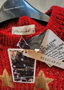 Duke stardust Red Star Sweater