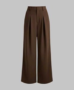 Wide Leg Black Trousers