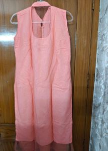 Sleeveless Kurta with Heavy Dupatta