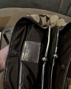 Coach Signature Canvas Tote Bag