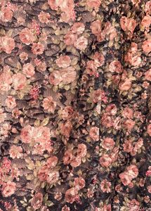Floral Print Lace Collar Dress