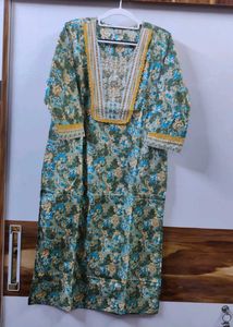 40 Size -Floral Kurta Set with Pants