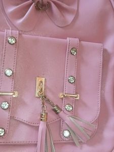 Cute Pink Bow Backpack