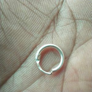 925 pure Silver Hoop nose ring 1 piece
