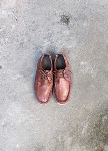 hush puppies Men's Brown Leather Casual Shoes
