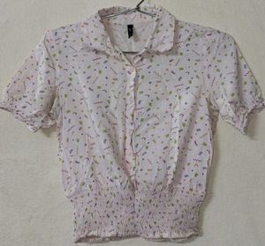 Cute Smocked Waist top
