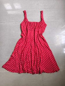 Cute Red Polka Dot Dress