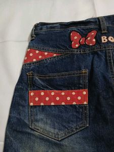 💋Cute🌸Minnie😍Mouse🌹Denim Skirt💋