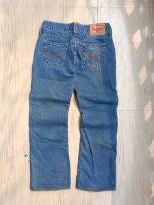 Levi's bootcut low waist classic blue denim Jeans