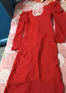 Elegant Red 2 Kurta Set with Dupatta combo