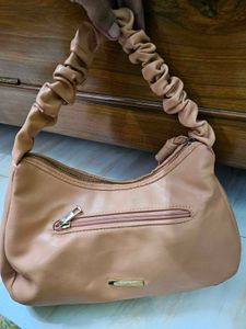 Stylish Ruched Handle Shoulder Bag