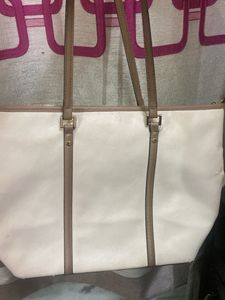 Chic Off-White Tote Bag