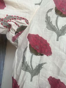 Beautiful pure Cotton Kurta with Floral Print