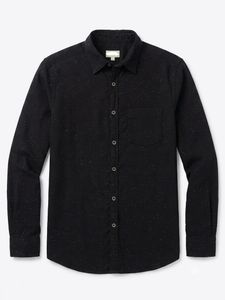 Westside Men's Black Speckled Long Sleeve Shirt