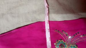 MAGENTA Patila Salwar Suit