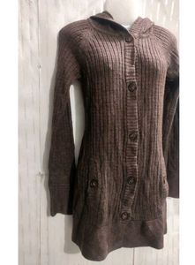 Long Hoodie Cardigan Sweater