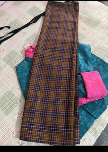 Teal &amp; Pink bhutanese dress