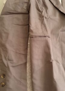 Chic Taupe Single-Button Blazer