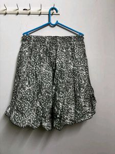 Floral Print Skirt