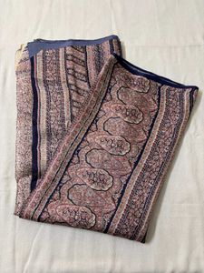 Vintage Silk Print Saree