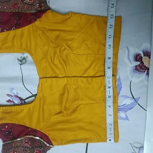 Embroidered Sari with Blouse