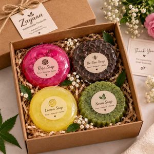 Zayaan Natural Handmade Soaps Gift Box