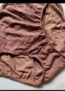 Brown Patterned Briefs