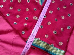 Red- Pinkish A-line Flared Dress