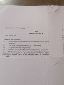 Exam Paper for class 10