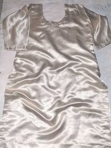 Embroidered Silk Kurta