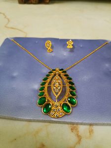 Pack Of 2 Beautiful Pendant Set With Earring