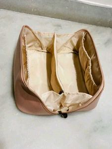 Chic Pink Makeup Pouch