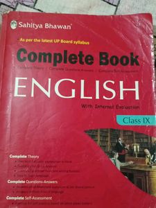 Sahitya Bhawan Complete Book English Class IX