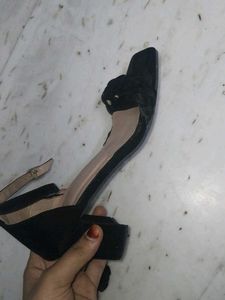 Black Block Heels