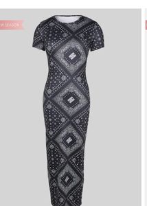 bandana Print Dress
