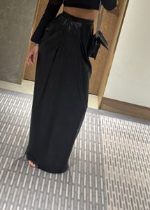 Elegant Black Maxi Skirt