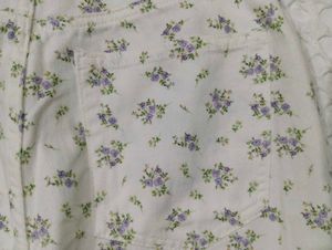 H&amp;M Floral Print Wide Leg Jeans