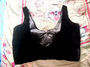 Black V Neck Blouse