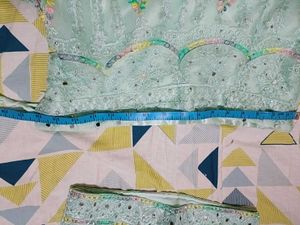 Stunning Mint Green Lehenga Choli