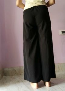 Black Wide Leg Trouser