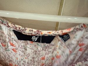 Floral Printed Top – Fig – Size 14